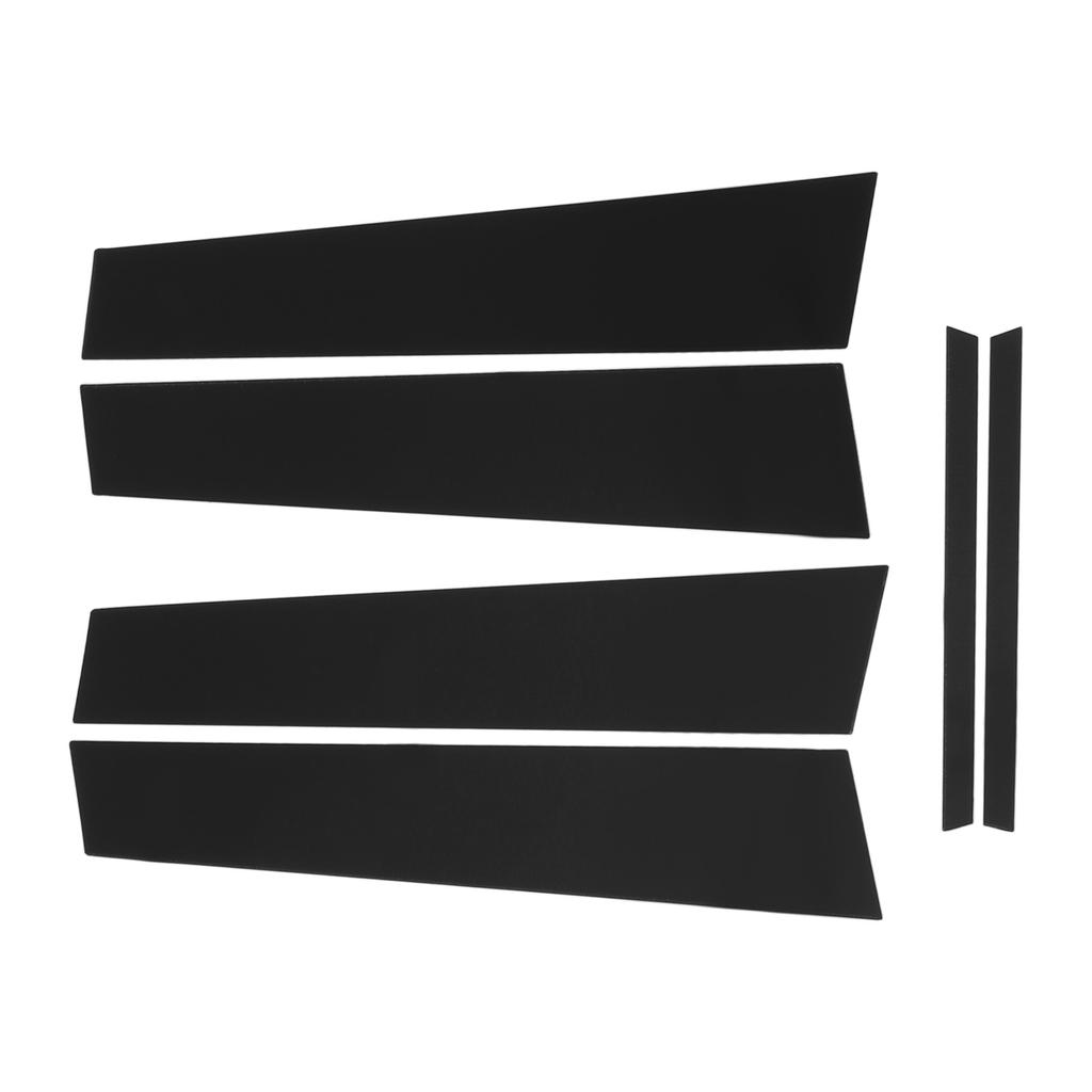 6PCS Pillar Post Trim Kit Tough PC Door Window Pillar Post Glossy Black Cover Replacement for Acura