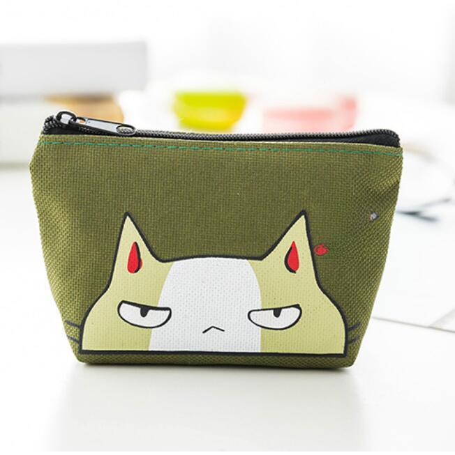 

1 шт. Кошелек для монет в виде кошки, женский кошелек, маленький, милый, держатель для карт в виде мультяшного животного, сумка для ключей, детский кошелек