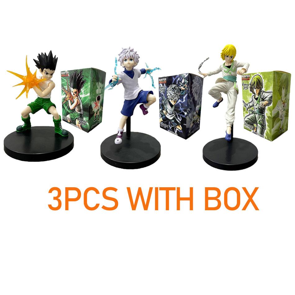 Hunter X Hunter GON FREECSS Figuras de Anime Killua Zoldyck Figura de Acción Kurapika Figura Modelo Coleccionable Decoración de Habitación de Adulto Juguetes