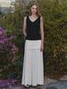 OVEOF Rosanne Layered Skirt_Ivory