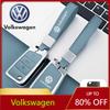 Valve Stems Caps For VOLKSWAGEN VW Zinc Alloy Car Smart Remote Key Case Cover Shell For VW Volkswagen Golf 7 MK7 Tiguan MK2 T-ro VG7Y3