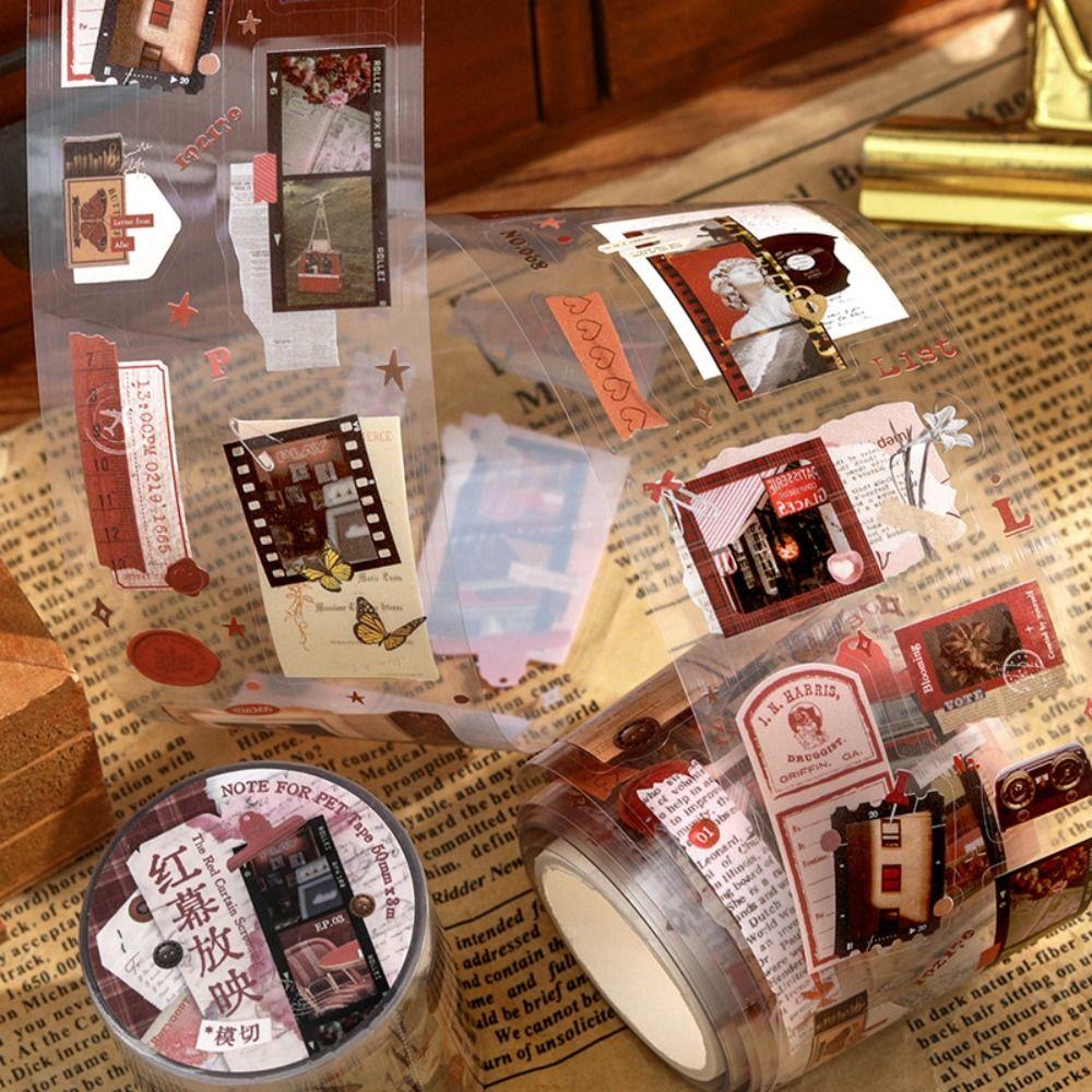 Film Projection Series Washi Tape DIY Scrapbook Tape Vintage Decorative Paper Tape  Gift Wrapping