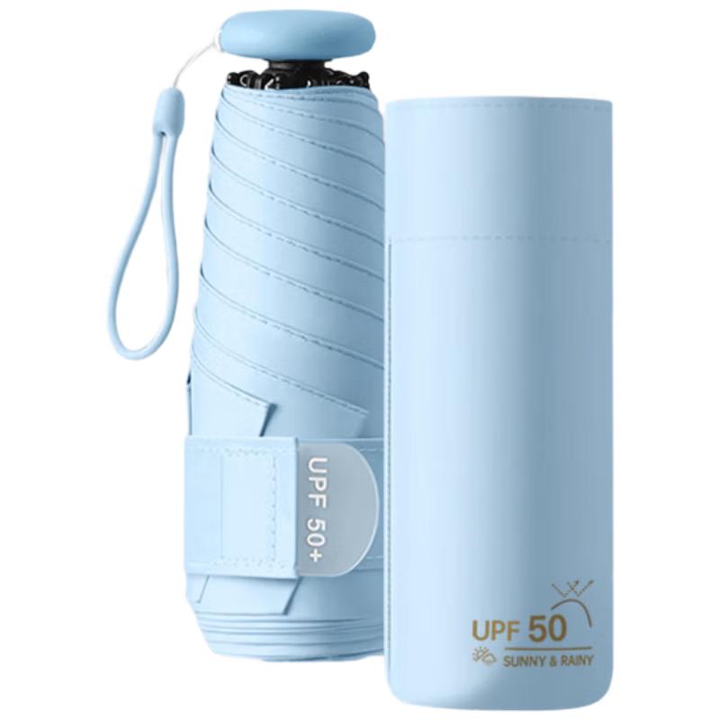 MAYDU Ultralight Black Glue Sun/Rain Umbrella