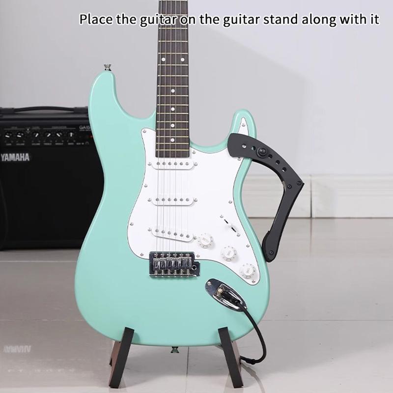 Elektrikli Ahşap Gitar Bacak Desteği Zahmetsiz Ve Rahat Enstrümana Zarar Vermez Tek Parça Dayanıklı Ve Kaymaz Kullanımı Kolay