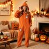 Set Pigiama in Flanella da Donna con Stampa di Halloween per un Comfort Accogliente