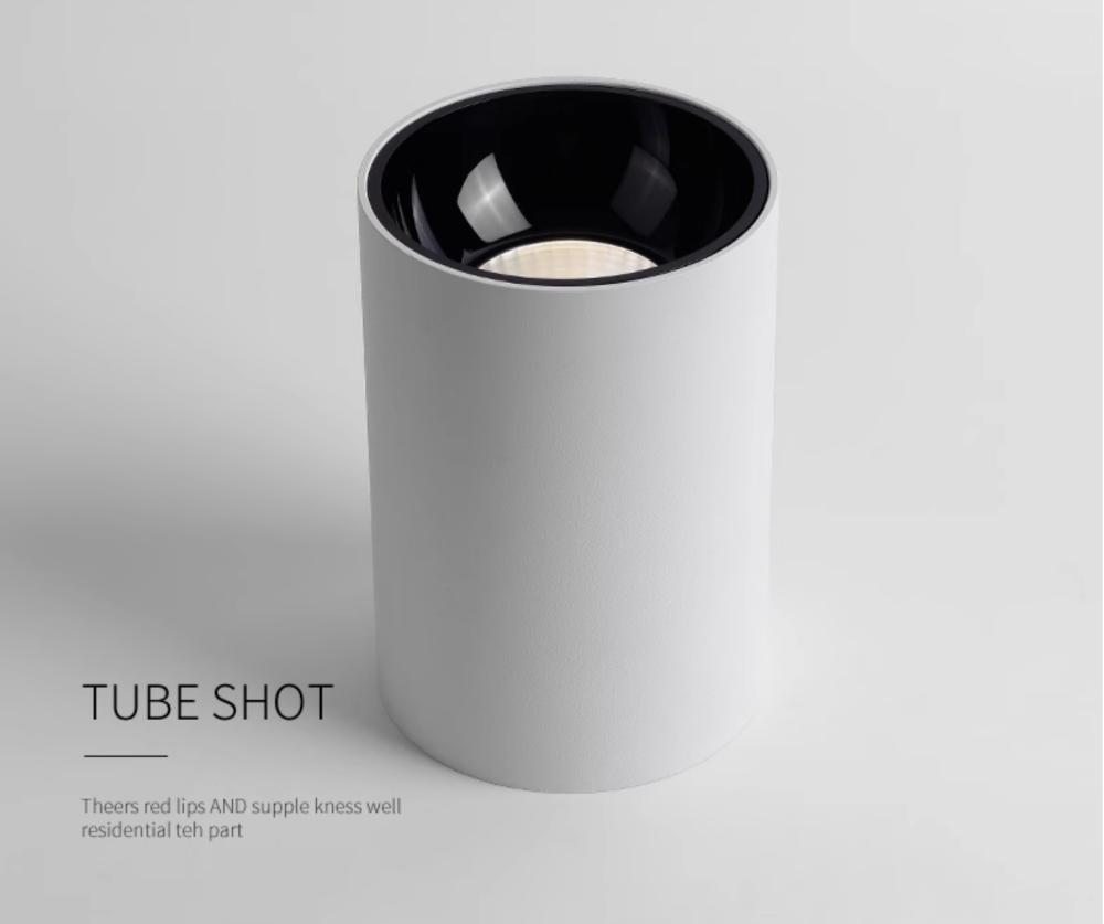 

Светодиодный потолочный светильник с регулируемой яркостью, монтируемый на поверхность, COB Downlight 10 Вт, 12 Вт, 15 Вт, 20 Вт, 24 Вт, переменный ток, 110 В, 220 В, точечный светильник для гостиной, внутреннее освещение 7W NO Dimmable&Cold light 6000K