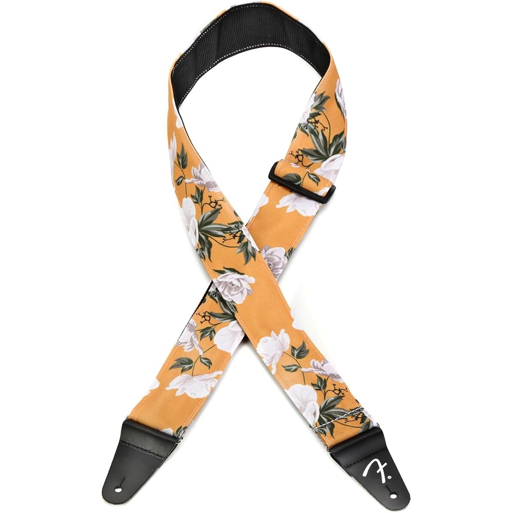 Fender Floral Strap Marigold 2" Guitar Strap