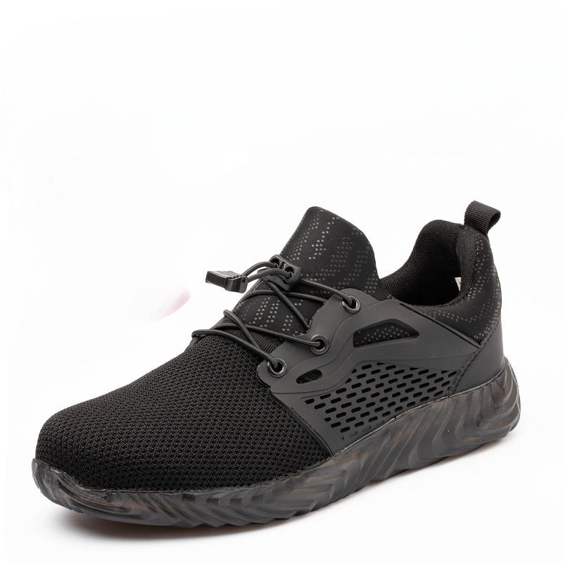 Labor Insurance Shoes, Anti-smash and Anti-piercing, Comfortable and Breathable Mesh Safety Protective Shoes