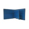 COACH 3 IN 1 Wallet 11 Printed Logo Solid Color Calfskin Card Holder Wallet Men's Blue