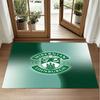 Hibernian FC Design Crystal Velvet Rug Soft Decorative Mat for Bedroom Entrance