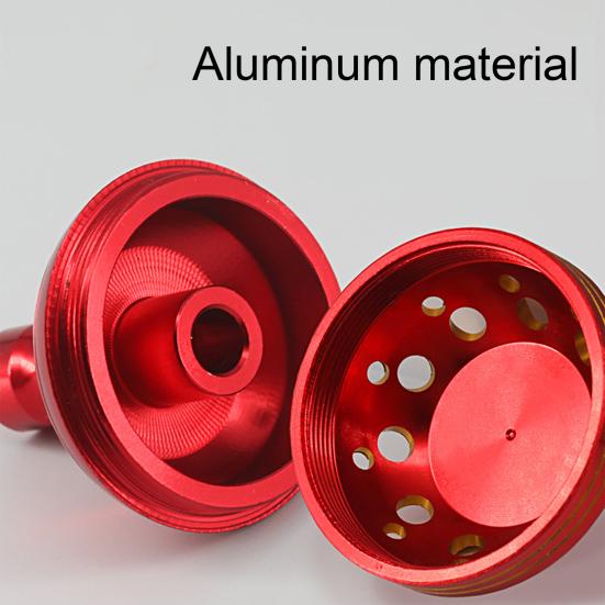 Fishing Reel Handle Knob Hollow Out Spherical Strong DIY Ultralight Modification Aluminium Alloy Wear-resistant Spinning Reel Grip Knob Fishing