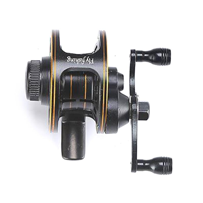 

Metal Fly Fishing Wheel Driving Cart Reels Wheel Outdoor Fishing Line Drum Wheel Sound Hand Reels Line Coils Enduring