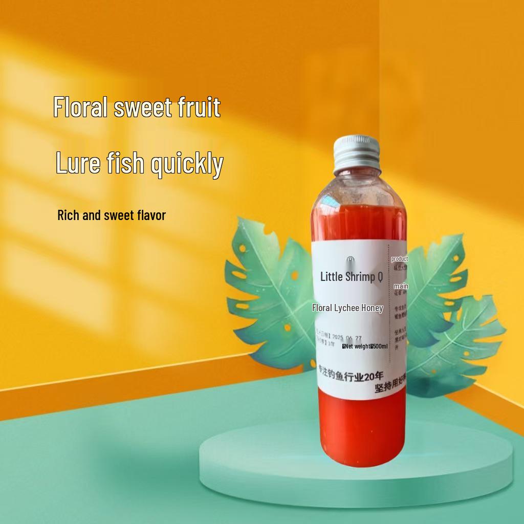 Hochkonzentrierter blumiger Litschihonig Angelköder-Zusatz für Karpfen - Große Flasche