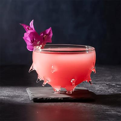 Creative Sea Urchin Shaped Cocktail Glasses Molecular Cocktail Glass Juice Glass Goblet Wine Glass Salad Bowl Caviar Plate Drink