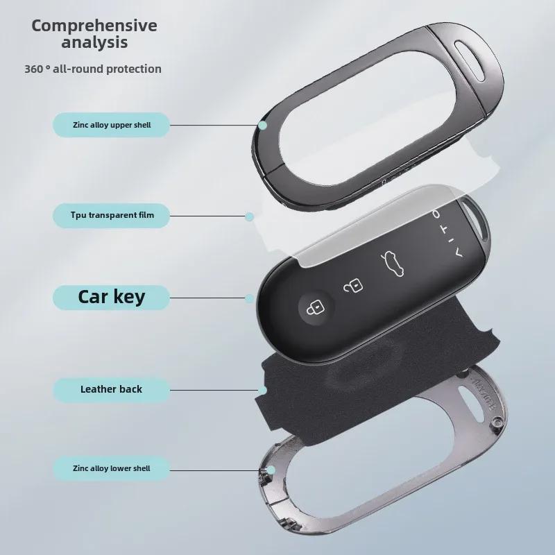 Husă cu tastatură Huawei M7/M5 2024: Aito Cataramă Shell pentru Bărbați pentru Decor Interior Auto