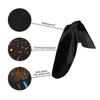 Black Short Square Waterproof Reusable Antistatic Hairdressing Professional Salon Barber Hair Cutting Wrap Dyeing