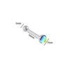 Punk Sexy Opal Stud Stainless Steel Body Jewelry Piercing Jewelry Tongue Ring Tongue Piercings