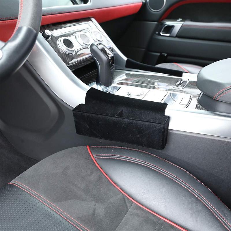 For Land Rover Range Rover Sport 2014-2022 Center Console Side Hanging Storage Box Trim Phone Holder Organizer Box
