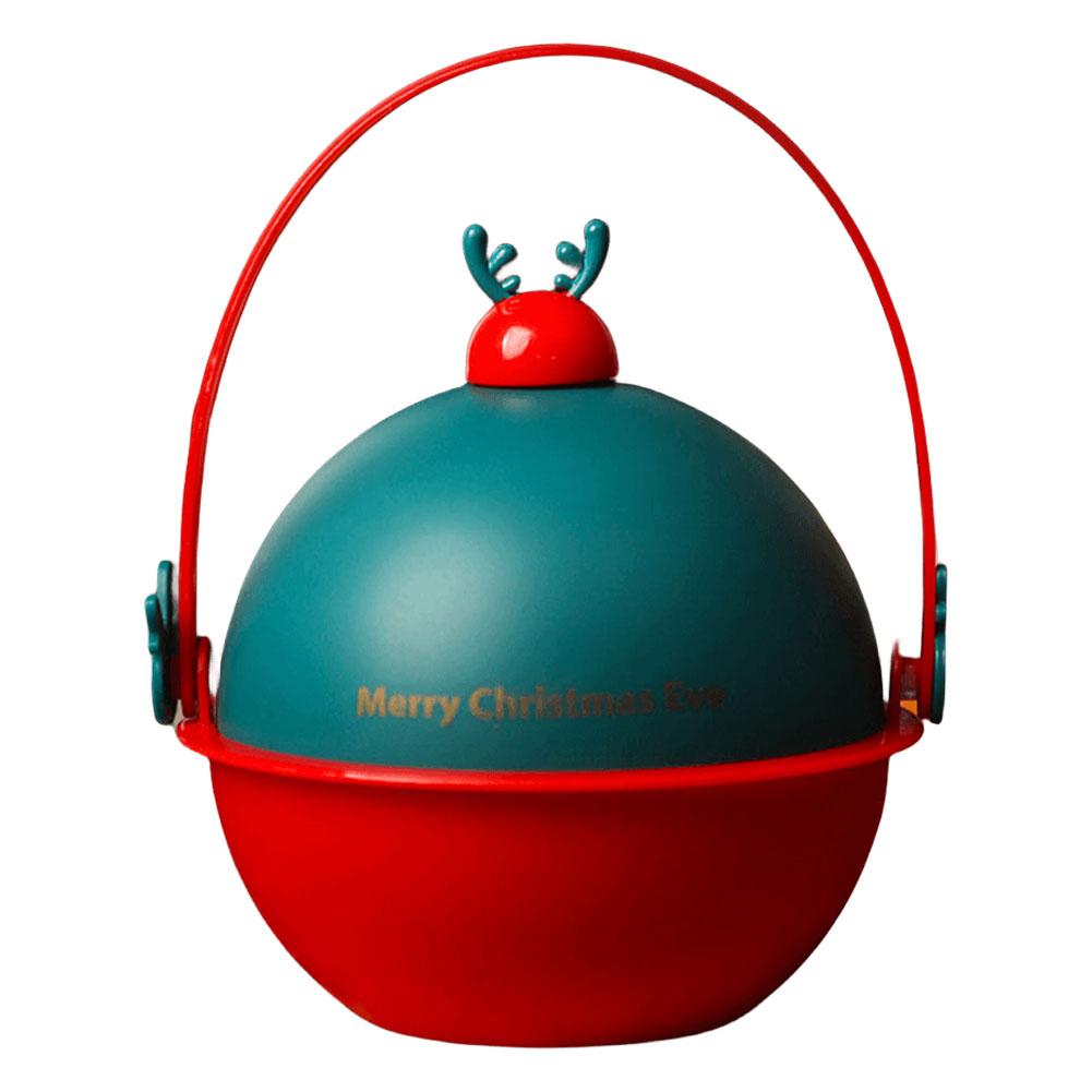 Weihnachts-Süßigkeitenbehälter mit Griff, Goody Buckets, Mehrzweck-Geschenkbox für Festivals, Weihnachten, Winterferien, Partyzubehör