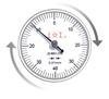 Shang Gong Micrometer & Lever Dial Indicator Set: 0-0.8mm/0.01mm, 0-0.2mm/0.001mm Calibration Tool.
