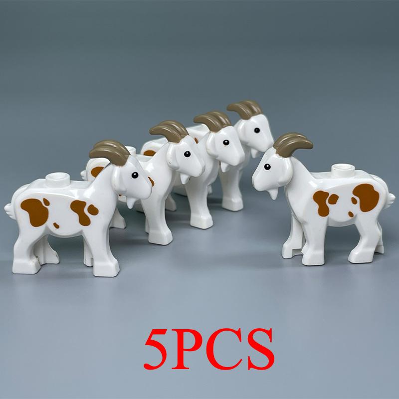The Zoo Model African Elephants Camel Deer Crocodile Leopard Animal Building Blocks Educational Games Figure Brick Toys Kid B03