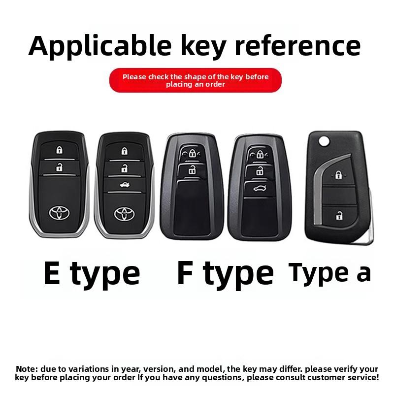 AOY1 Alloy Car Remote Key Case Cover Protect Shell Bag For Toyota Prius Camry Corolla CHR C-HR RAV4 Altis Land Cruiser Prado Avalon