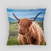 Highland Cow Pillow Cover Customize Pillowcase Modern Home Decorative Pillow Case For Living Room 45X45cm,40X40cm