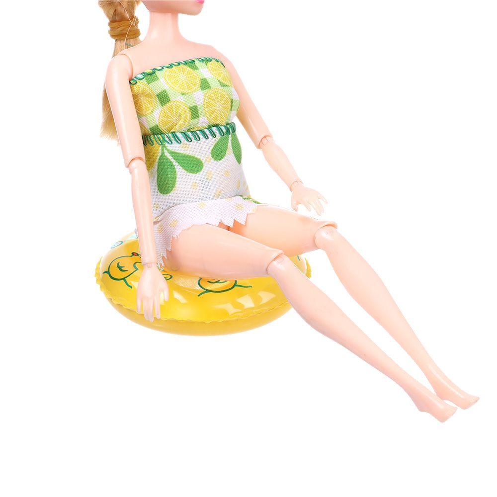 Supplies Dollhouse Accessories Doll Lifebuoy Miniature Swimming Ring Cartoon Animal Toy Lifebelt