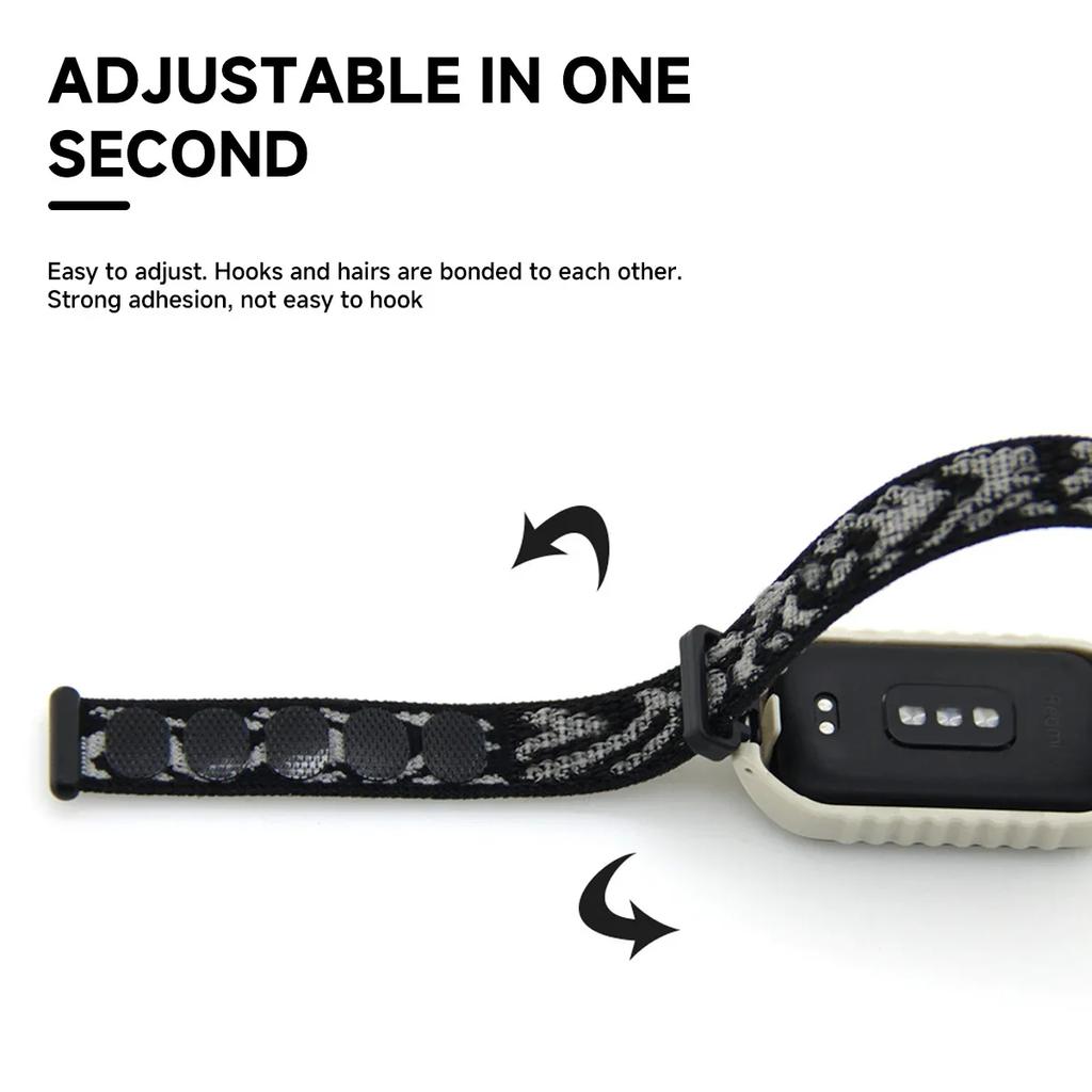 Nylonarmband für Xiaomi Smart Band 8 Active Loop Armband für Mi Band 8 Active Smartwatch-Armband Correa Gürtel Zubehör
