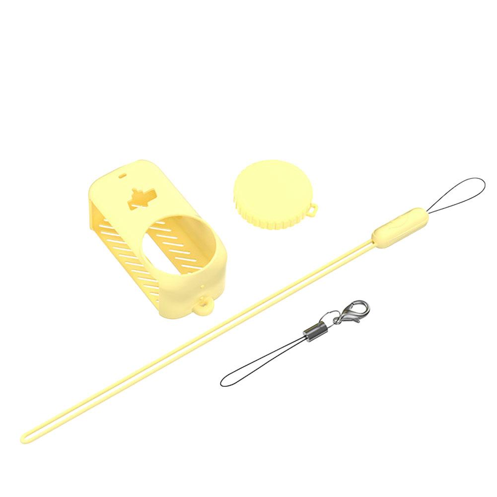 For DJI Osmo Nano Silicone Case Full Coverage Shockproof Anti-Scratch Protective Cover Camera Shell With Lanyard Accessory