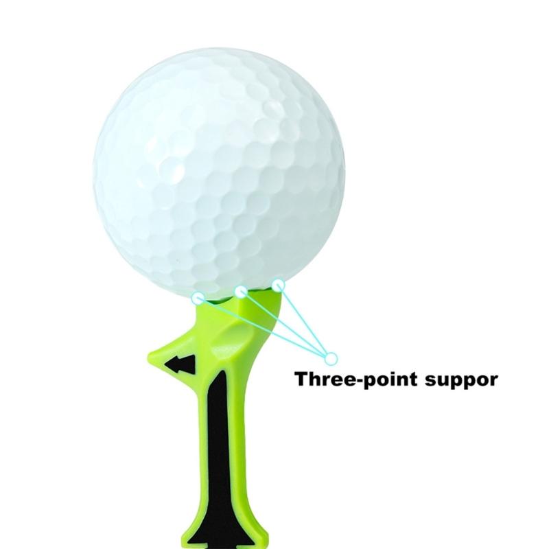 Directional Golf Markers Practice Tool Durability Plastic Golf Tees for Accuracy and Stability During Range Exercises