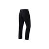 Li Ning Solid Color Elastic Waist Straight Leg Casual Sports Pants Men Bottoms Black AYKS487-1
