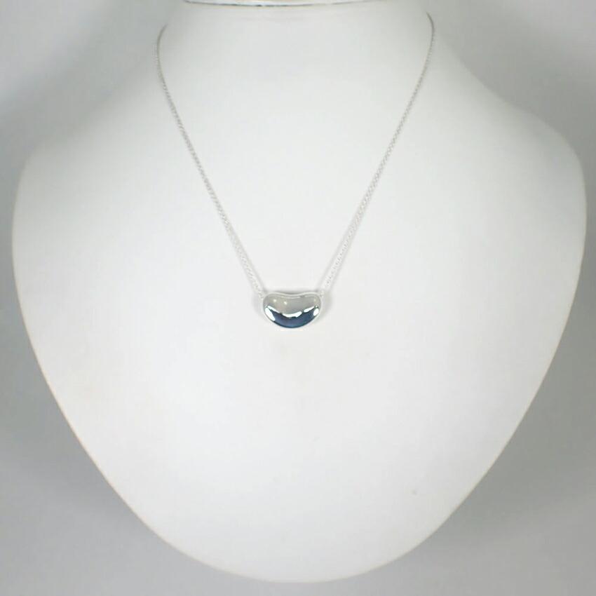 [Used] TIFFANY/Tiffany 925 Bean Pendant/Necklace/j113-2