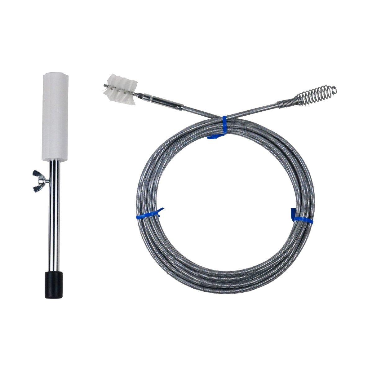 

KAKUDAI 6055 5 м Трос для прочистки труб со щеткой для очистки стоков серый