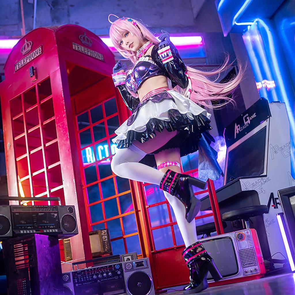 [Milky Time] Muse Dash Megurine Luka Cosplay Halloween Women's Game