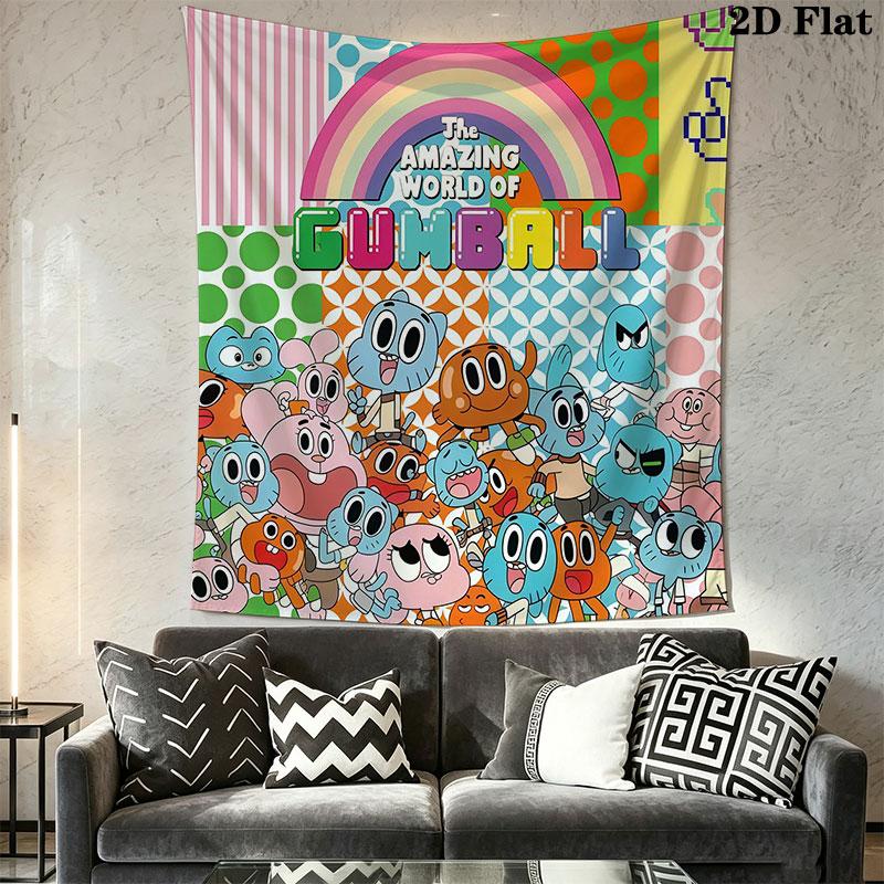 Gumball A Wall Hanging Printed Fabric Blanket Decorative Tapestries for Bedroom Living Room Home Decor