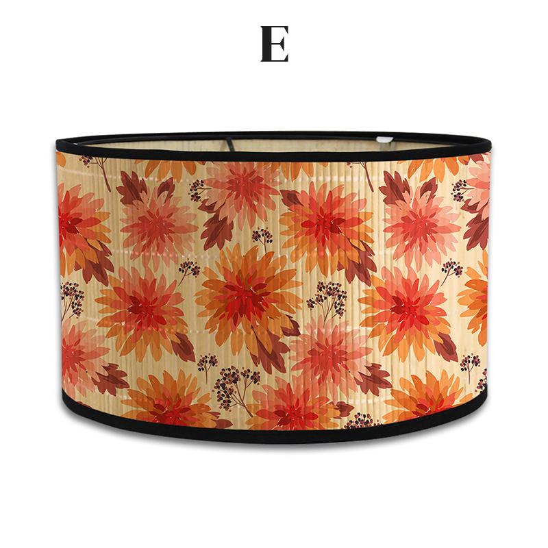 

Современный минимализм бамбуковый абажур E27 световой плафон люстра с зеленым растительным узором лампа для домашнего номера в отеле арт-абажур