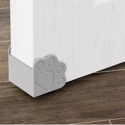 Cute Cat Paw Door Edge Corner Wrapped Furniture Corner Guards Child Baby Safety Silicone Door Corner Protector Edge Cover