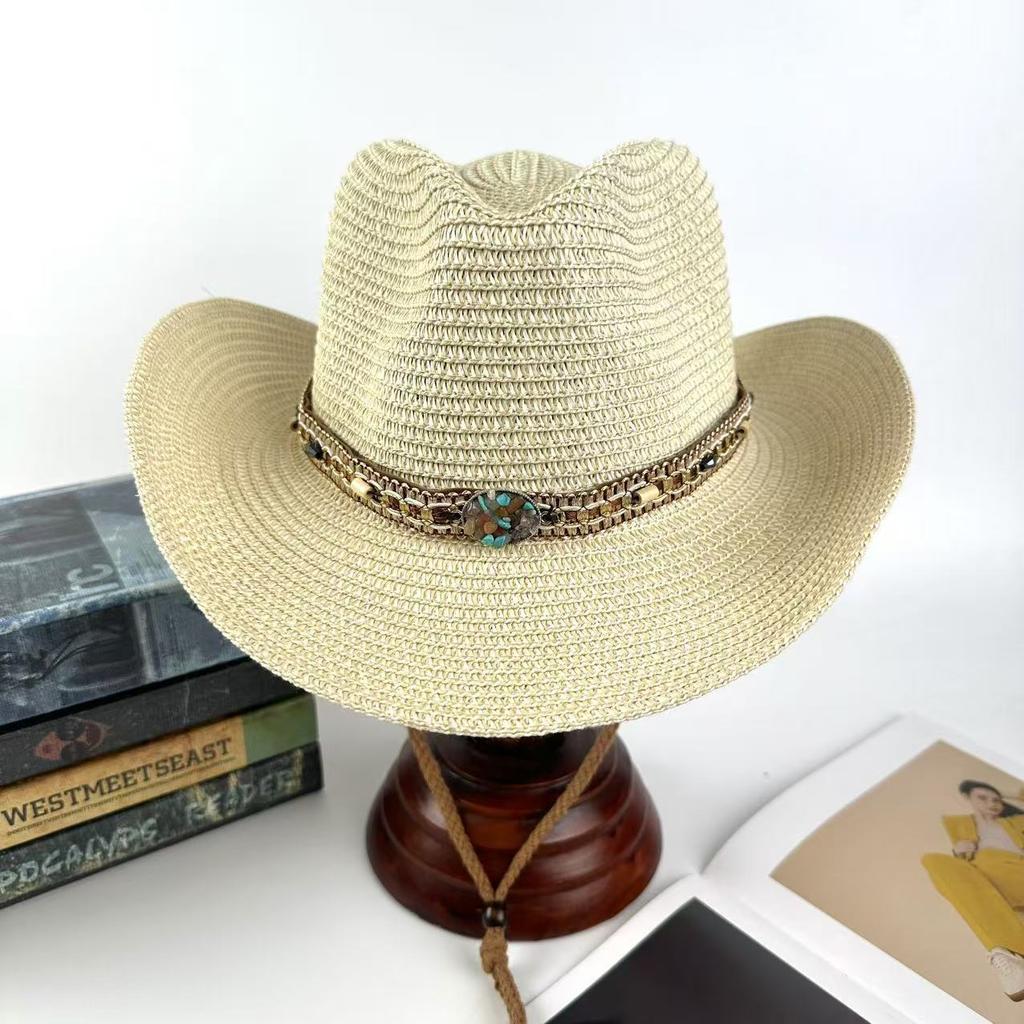 American Independence Day Flag Pattern Western Cowboy Hat Sunshade Panama Hat