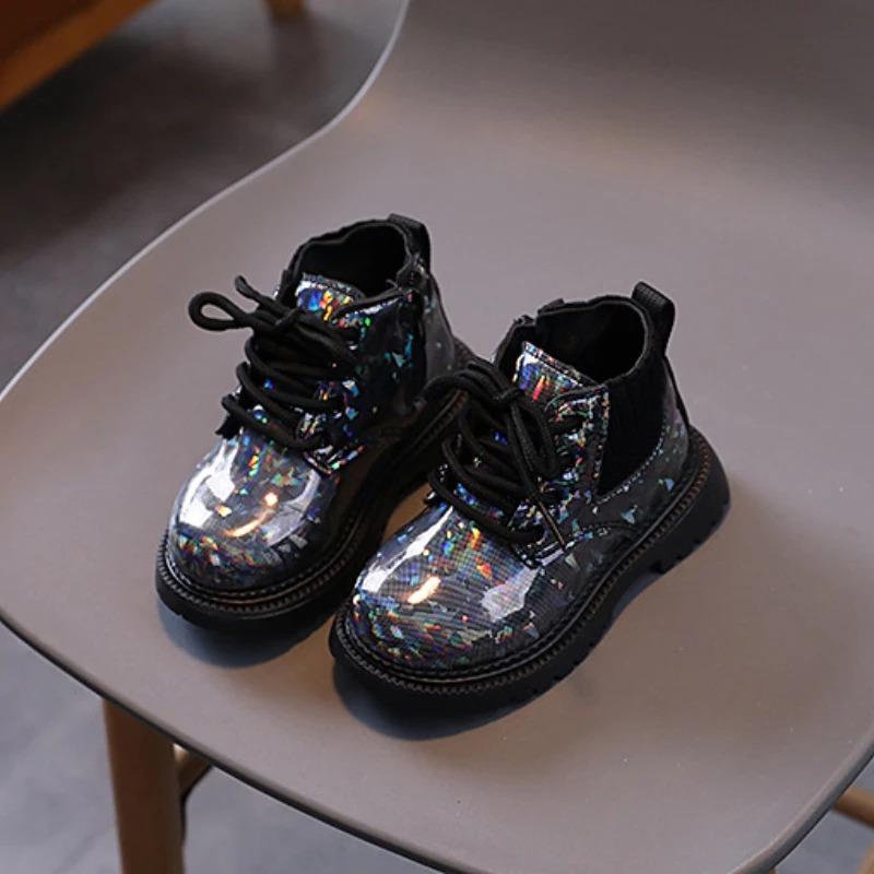 Children's Autumn Winter Girls Short Boots Children Soft Sole Lightweight Boots Ankle-high Unisex Boys Shoes