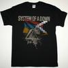 System Of A Down Chroń Ziemię Czarny T-shirt Metalowy Tee
