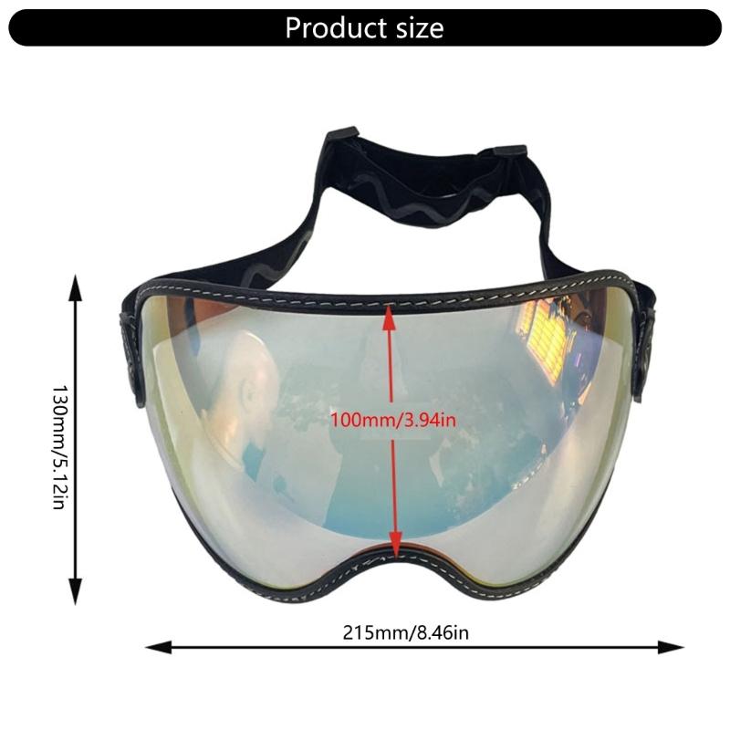 Motorbike Riding Goggles Bubble Lens Windproof Glasses Eye Protection Sunglasses
