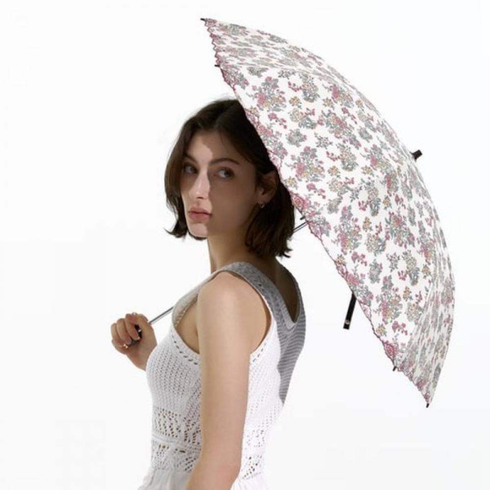 Daks Pink Flower Pattern Umbrella  Umbrella Compatible  Dbum6e658p1 Single option