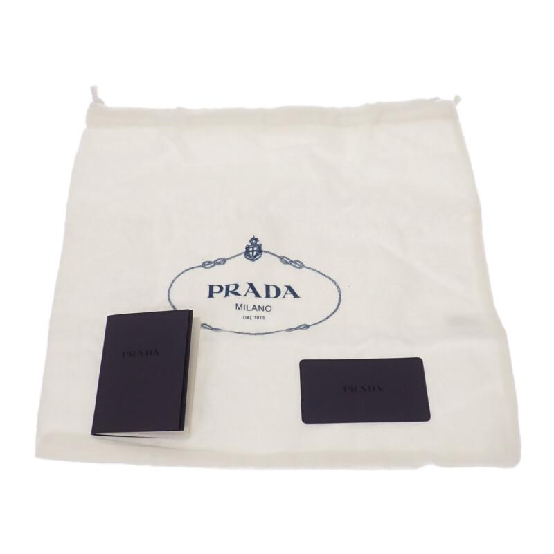 PRADA  1BH192 Shoulder Bag Orange leather Women