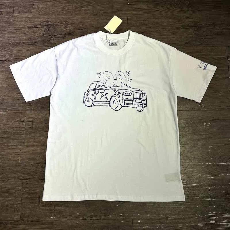 2025 Luxury Vt Logo Full Print Unisex T-shirt T-shirt Hip Hop Super Men Casual Cotton T-shirt Summer Fashion Short Sleeve