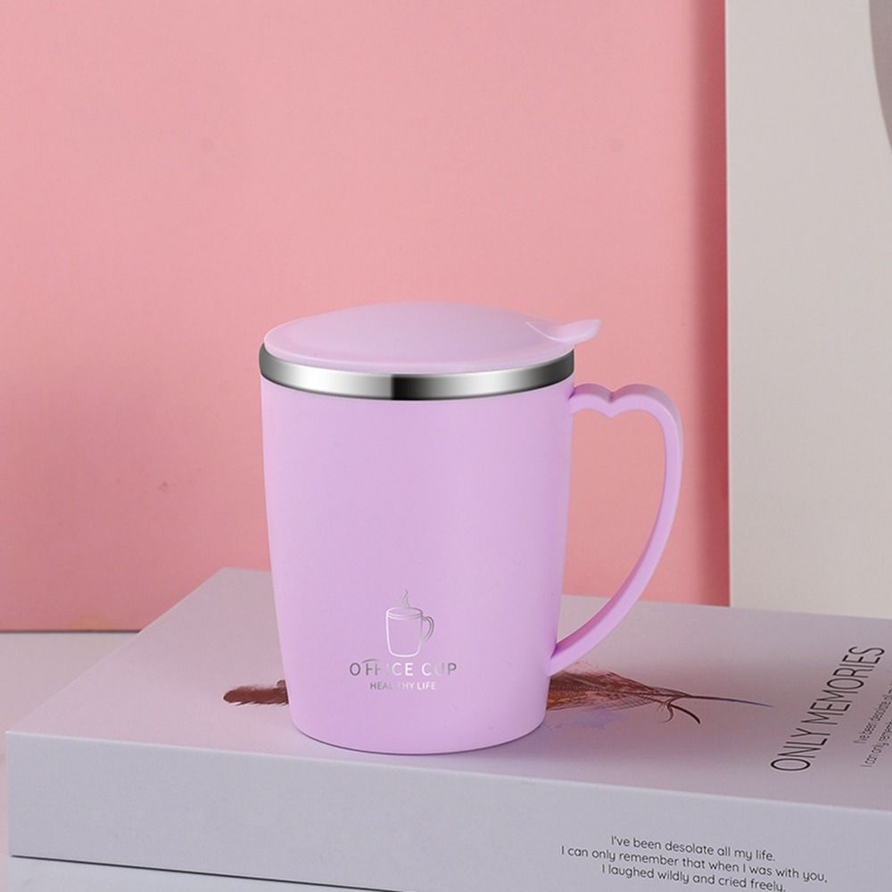 Double Wall Coffee Mug Stainless Steel Water Bottle Portable Traveling Cup