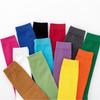 Candy-colored Knee-high Socks, Trendy Long Socks, Mid-calf Socks, Solid-colored High Socks, Sweat-absorbing and Breathable