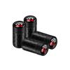 ARE4  4Pcs Car Metal Carbon Fiber Wheel Tire Valve Tyre Dust Caps Badge For Nissan GTR Nismo X-trail Qashqai Leaf Note Juke Sentra