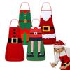 Christmas Creative Funny Waterproof Apron Set For Kitchen Cooking Gift For Adults
