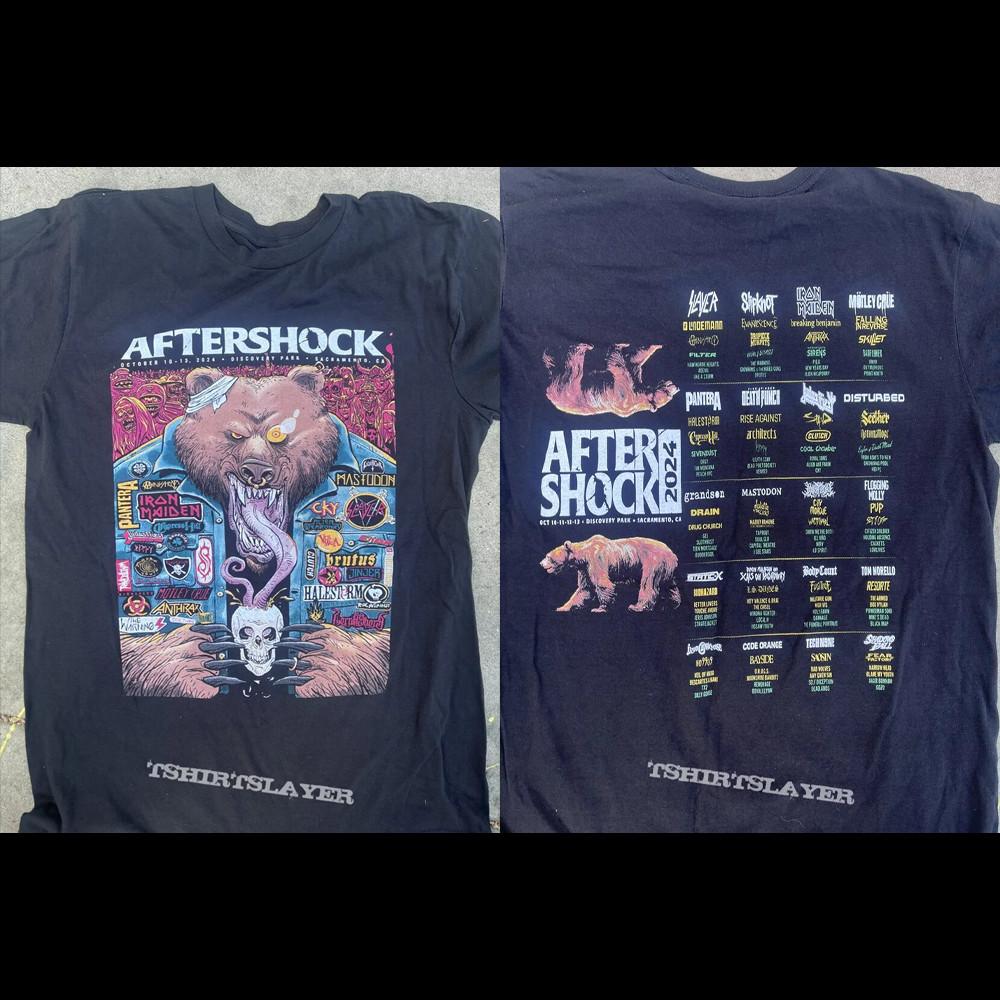 Aftershock 2026 Sacramento Discovery Park Oct 10-13 Merchandise Shirt S-5Xl XL